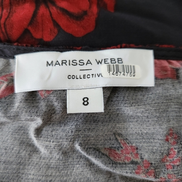 Marissa Webb Black and Red Crop Top - Picture 14 of 14